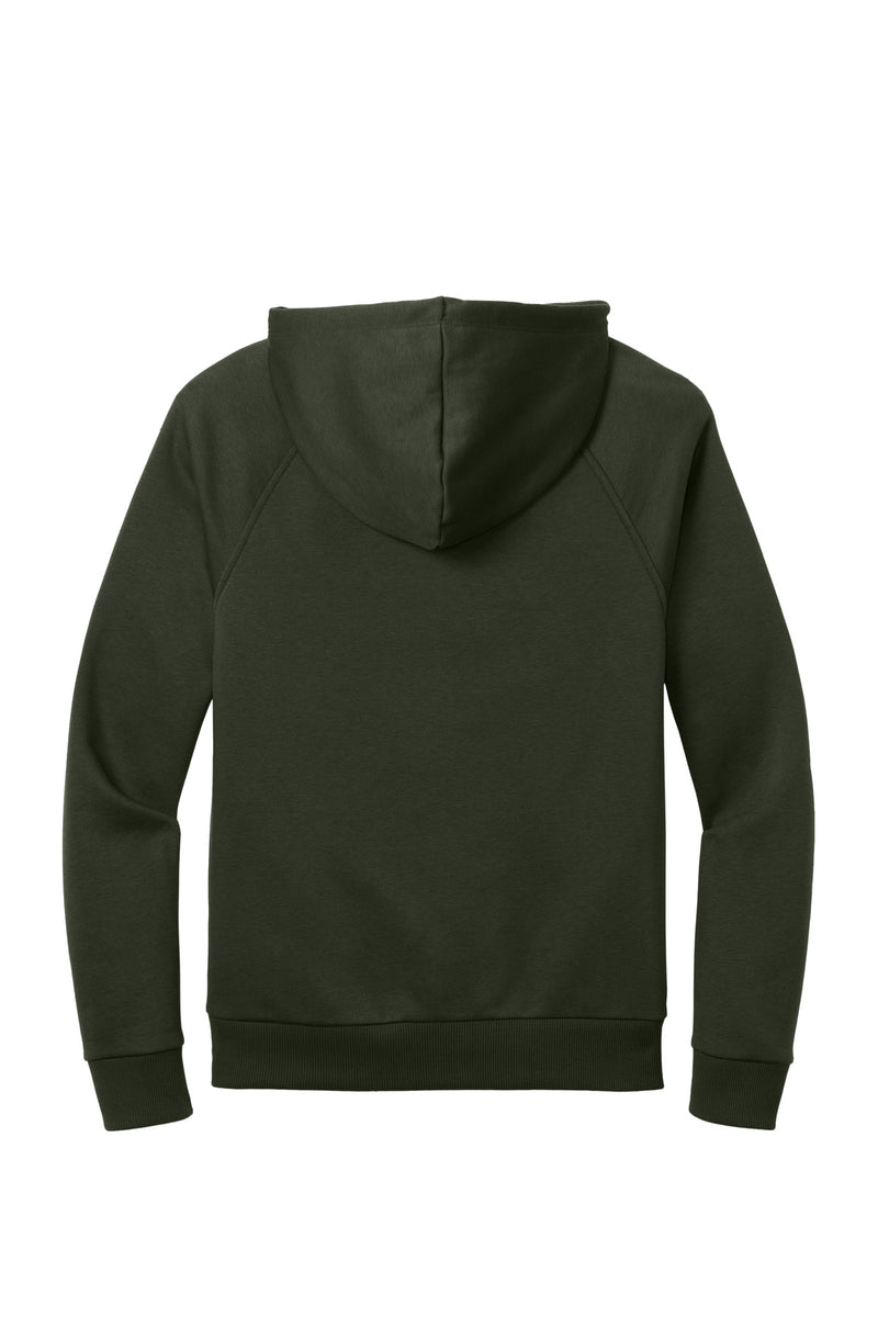 Allmade Unisex Organic CVC Fleece Pullover Hoodie - Herb Green