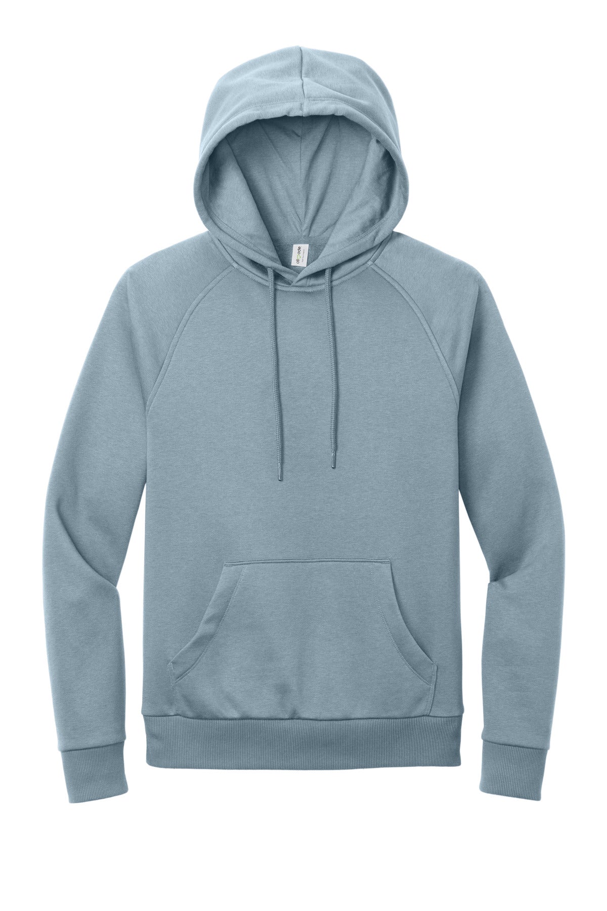 Allmade Unisex Organic CVC Fleece Pullover Hoodie - I Like You Blue