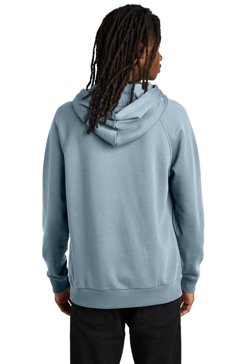 Allmade Unisex Organic CVC Fleece Pullover Hoodie - I Like You Blue