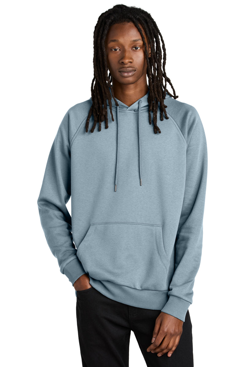 Allmade Unisex Organic CVC Fleece Pullover Hoodie - I Like You Blue