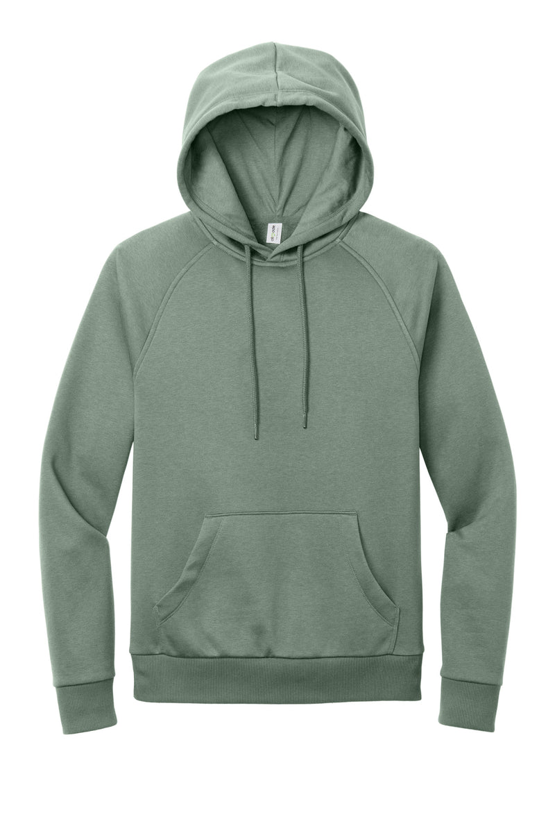 Allmade Unisex Organic CVC Fleece Pullover Hoodie - Matcha Green