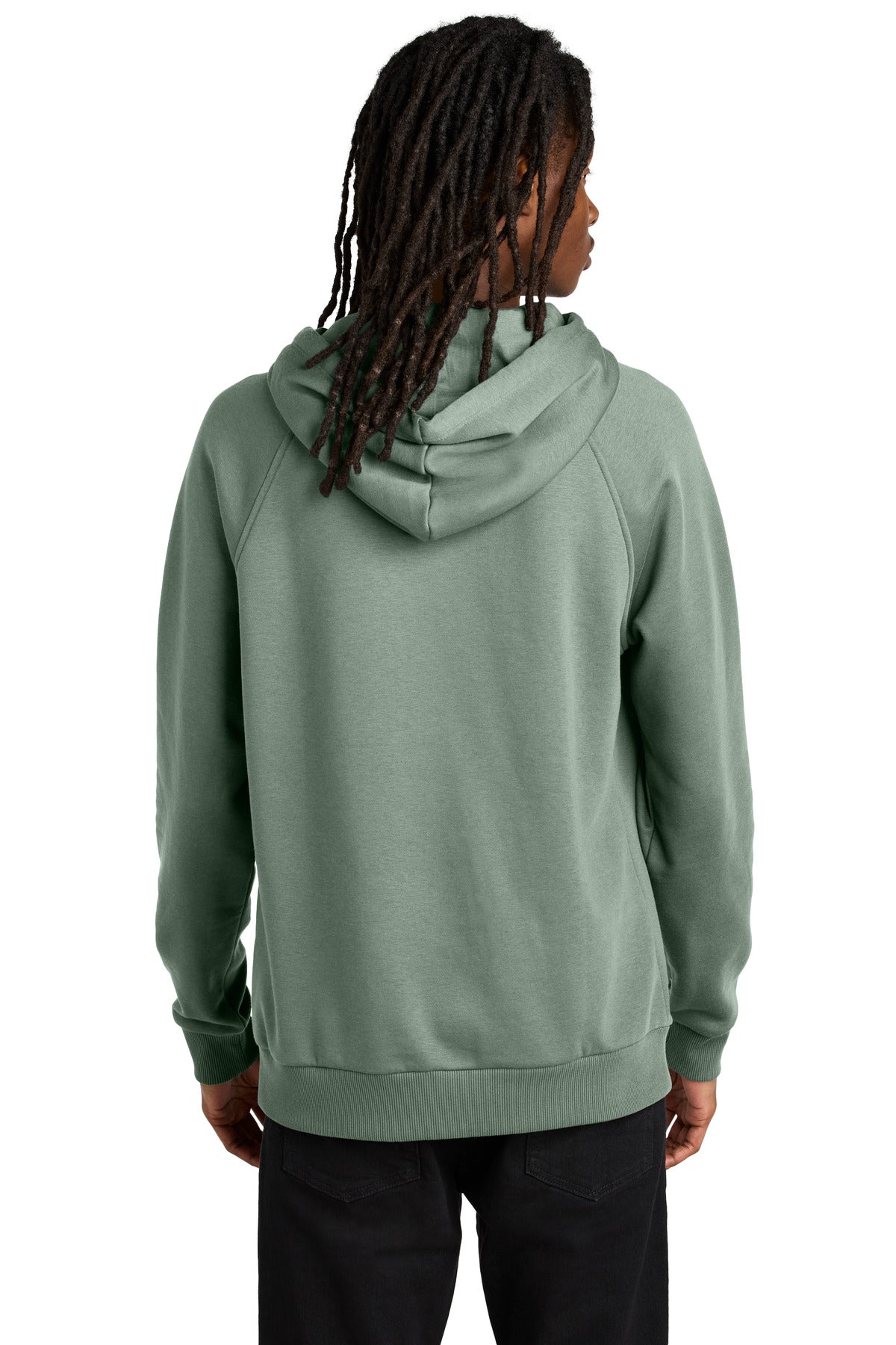 Allmade Unisex Organic CVC Fleece Pullover Hoodie - Matcha Green