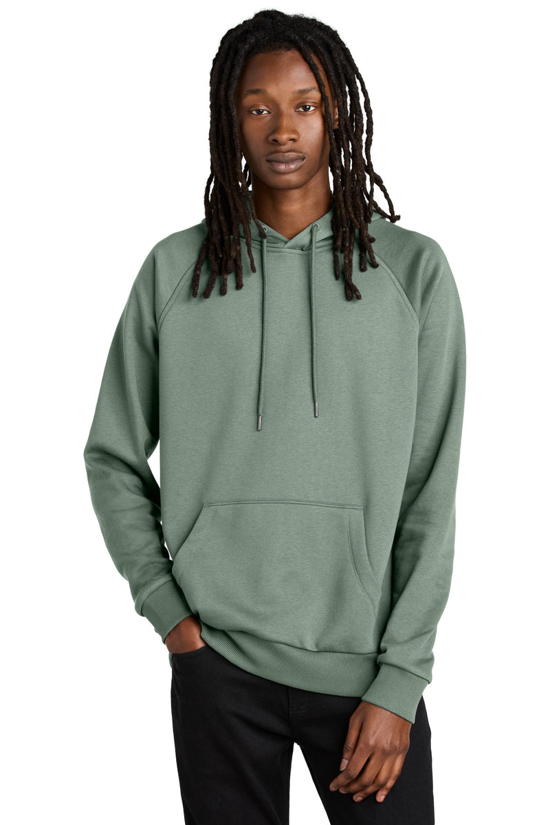 Allmade Unisex Organic CVC Fleece Pullover Hoodie - Matcha Green