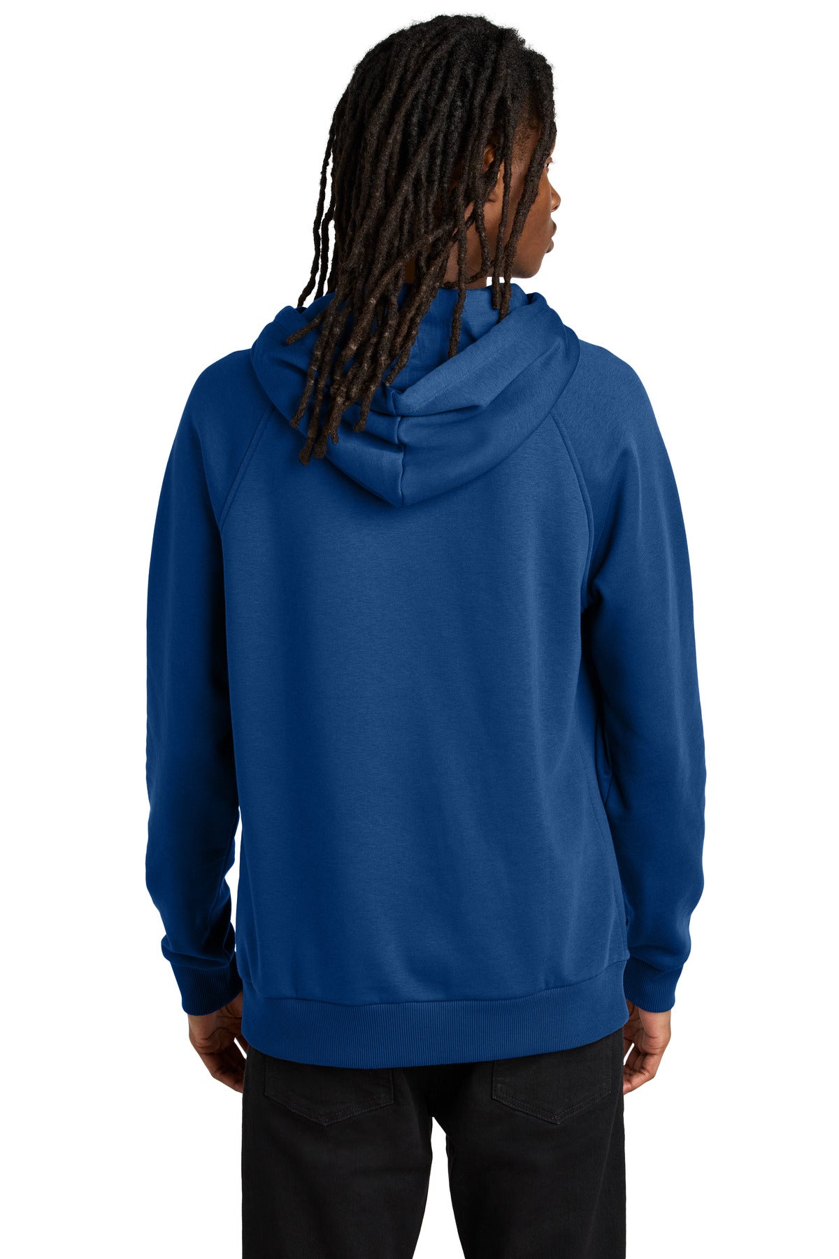 Allmade Unisex Organic CVC Fleece Pullover Hoodie - Open Water Blue