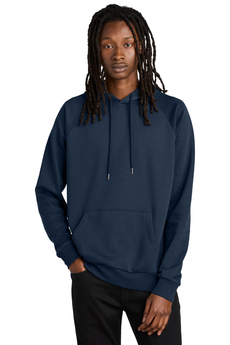 Allmade Unisex Organic CVC Fleece Pullover Hoodie - Rebel Blue