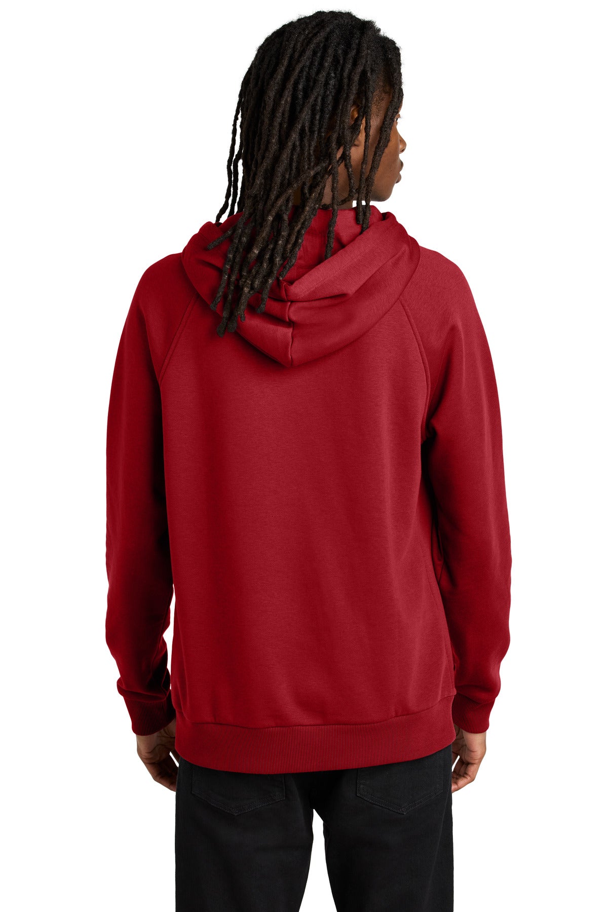 Allmade Unisex Organic CVC Fleece Pullover Hoodie - Revolution Red