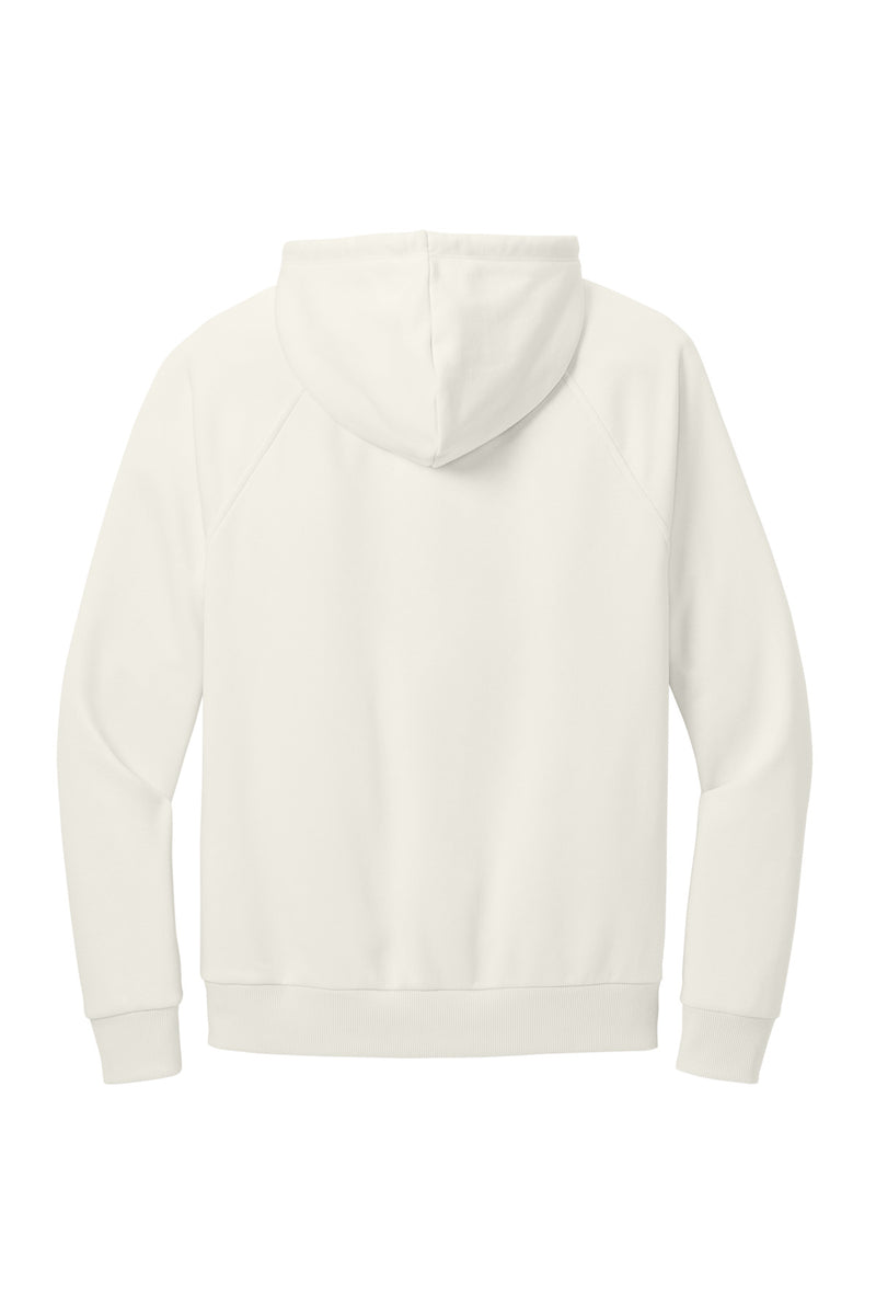 Allmade Unisex Organic CVC Fleece Pullover Hoodie - White Sand