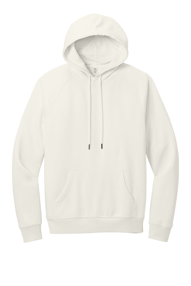 Allmade Unisex Organic CVC Fleece Pullover Hoodie - White Sand