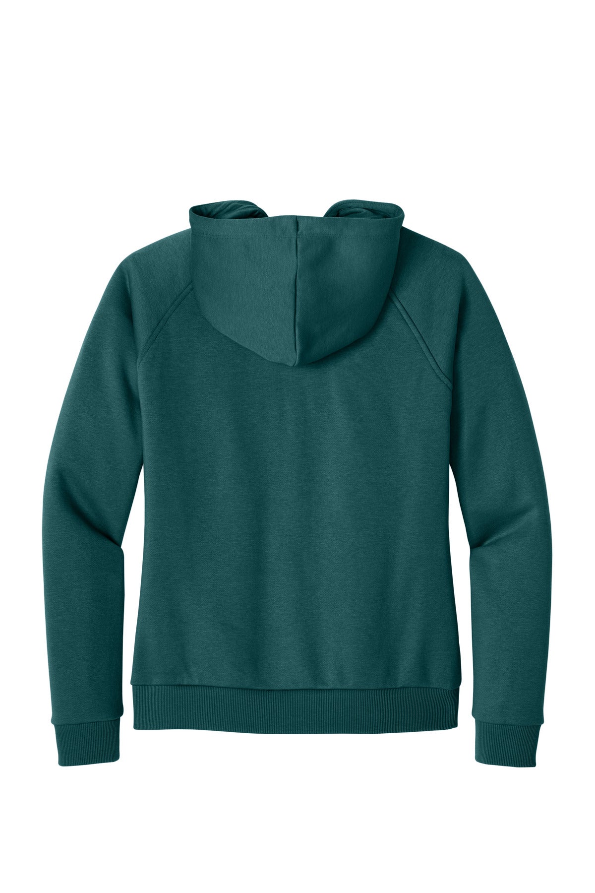 Allmade Women's Organic CVC Fleece Full-Zip Hoodie - Deep Sea Green