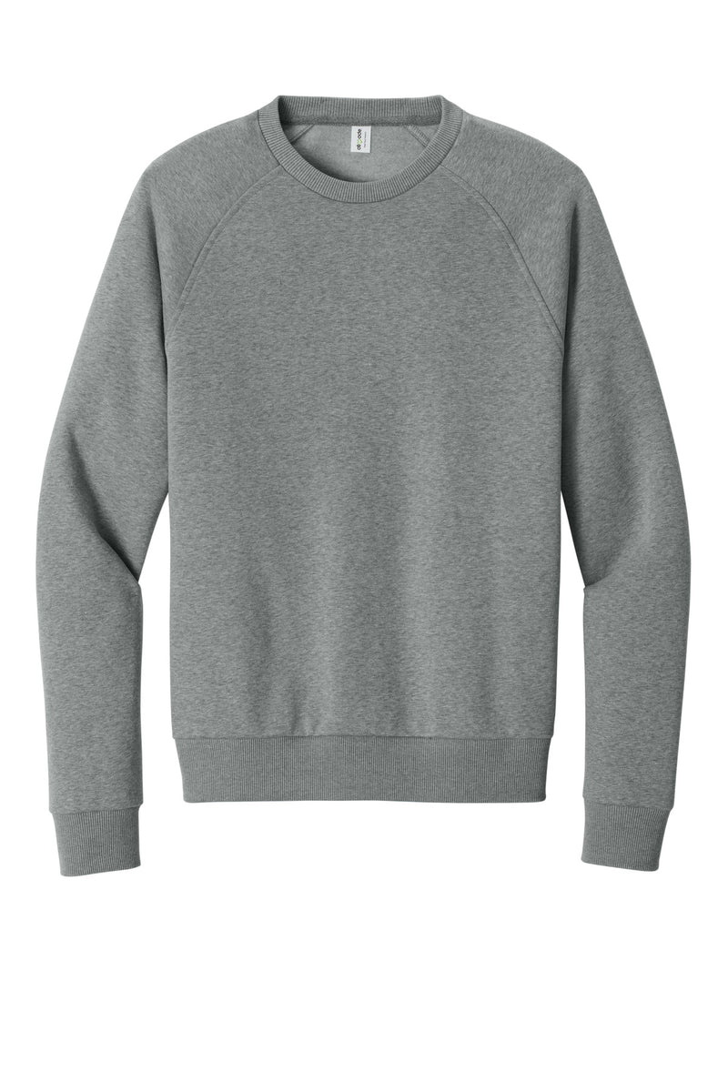 Allmade Unisex Organic CVC Fleece Crewneck Sweatshirt - Aluminum Grey Heather