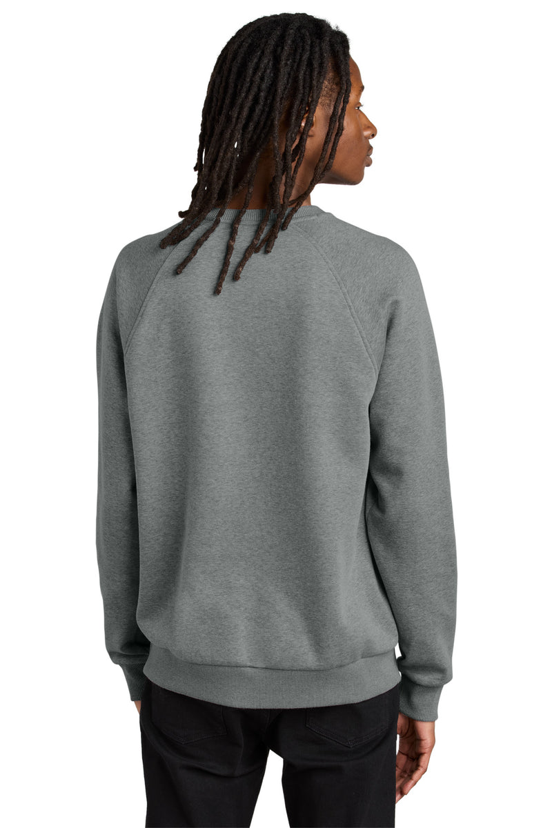 Allmade Unisex Organic CVC Fleece Crewneck Sweatshirt - Aluminum Grey Heather