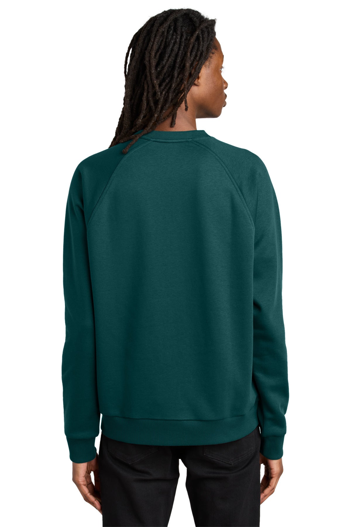 Allmade Unisex Organic CVC Fleece Crewneck Sweatshirt - Deep Sea Green