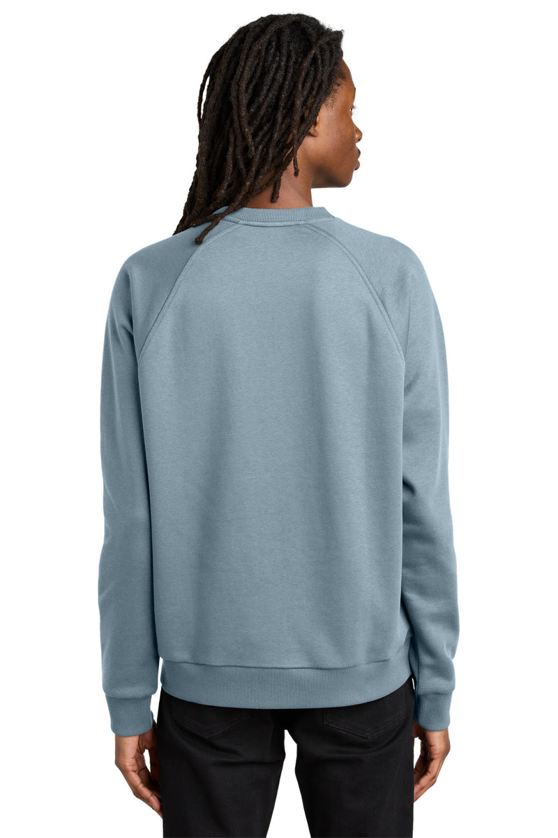 Allmade Unisex Organic CVC Fleece Crewneck Sweatshirt - I Like You Blue