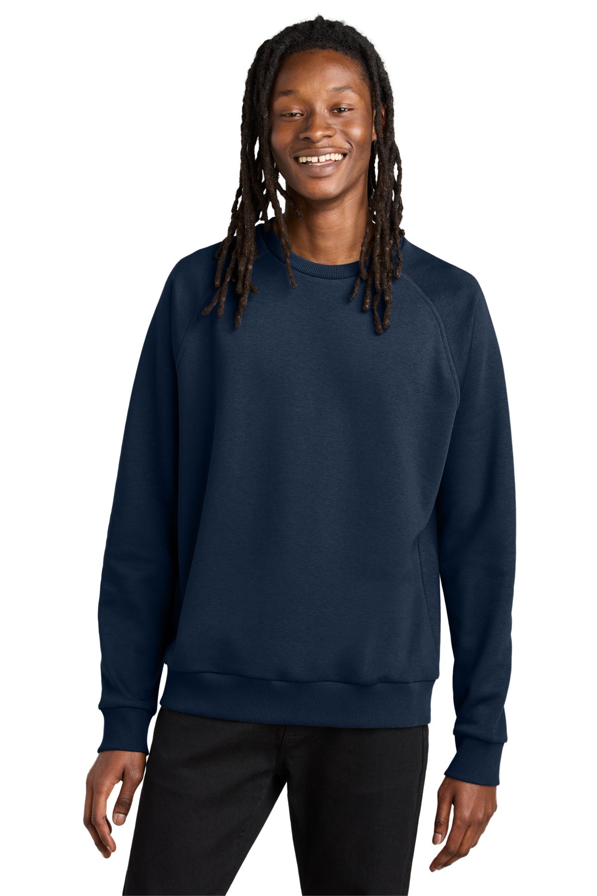 Allmade Unisex Organic CVC Fleece Crewneck Sweatshirt - Rebel Blue