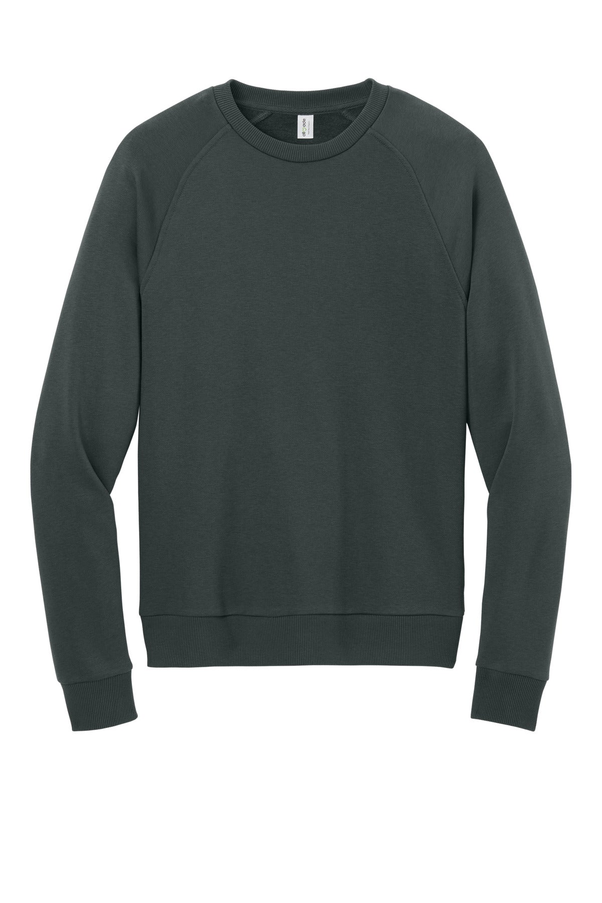 Allmade Unisex Organic CVC Fleece Crewneck Sweatshirt - Terrain Grey