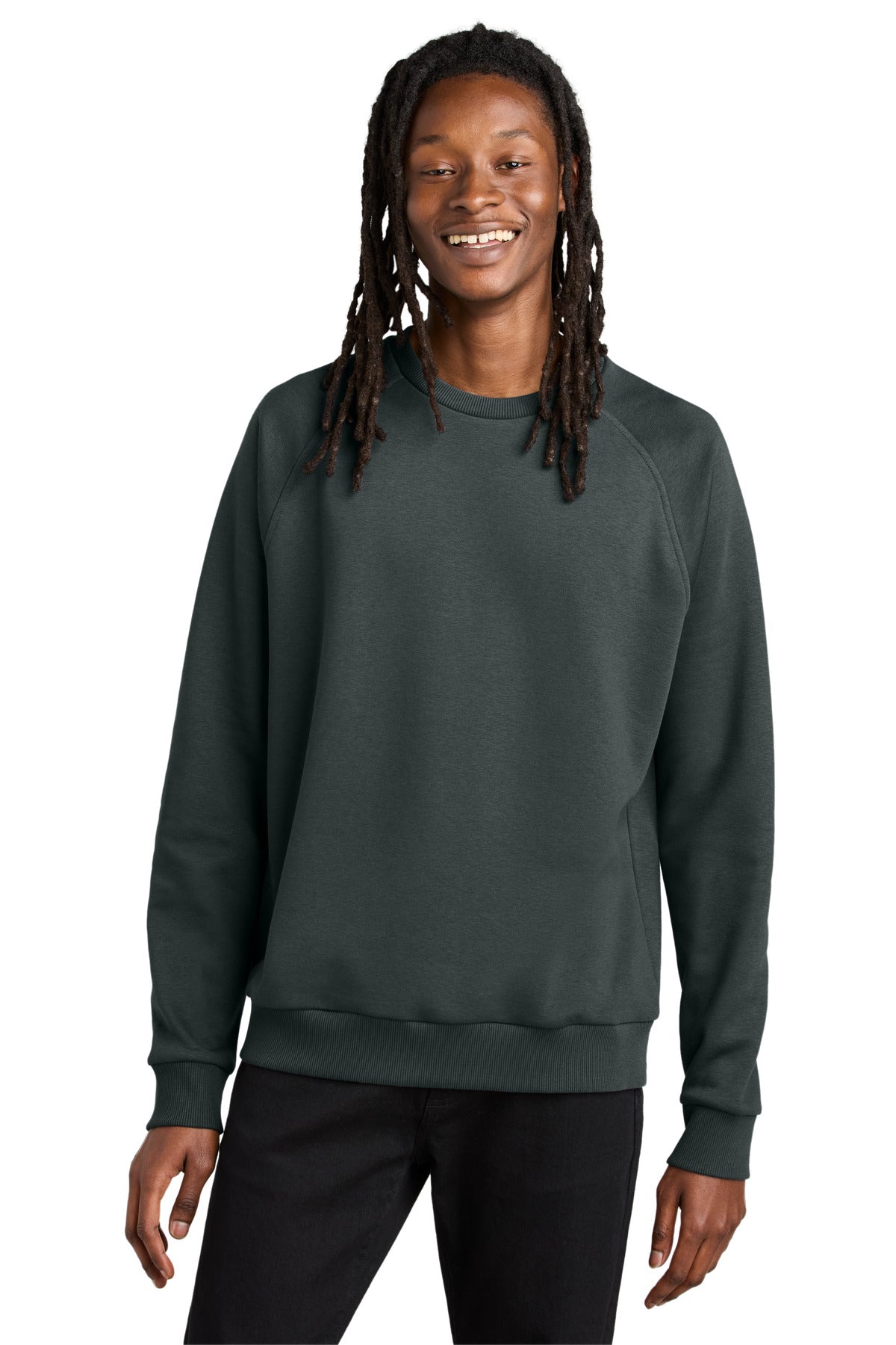 Allmade Unisex Organic CVC Fleece Crewneck Sweatshirt - Terrain Grey