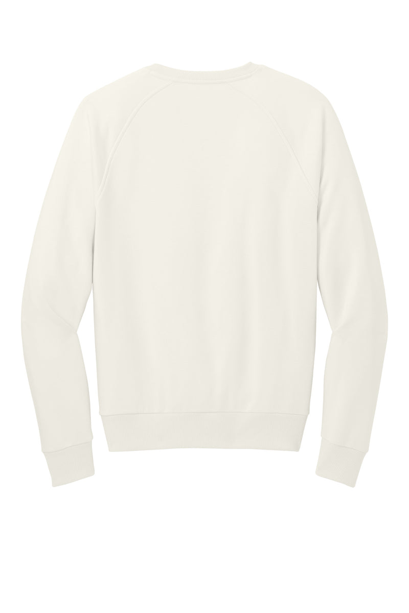 Allmade Unisex Organic CVC Fleece Crewneck Sweatshirt - White Sand