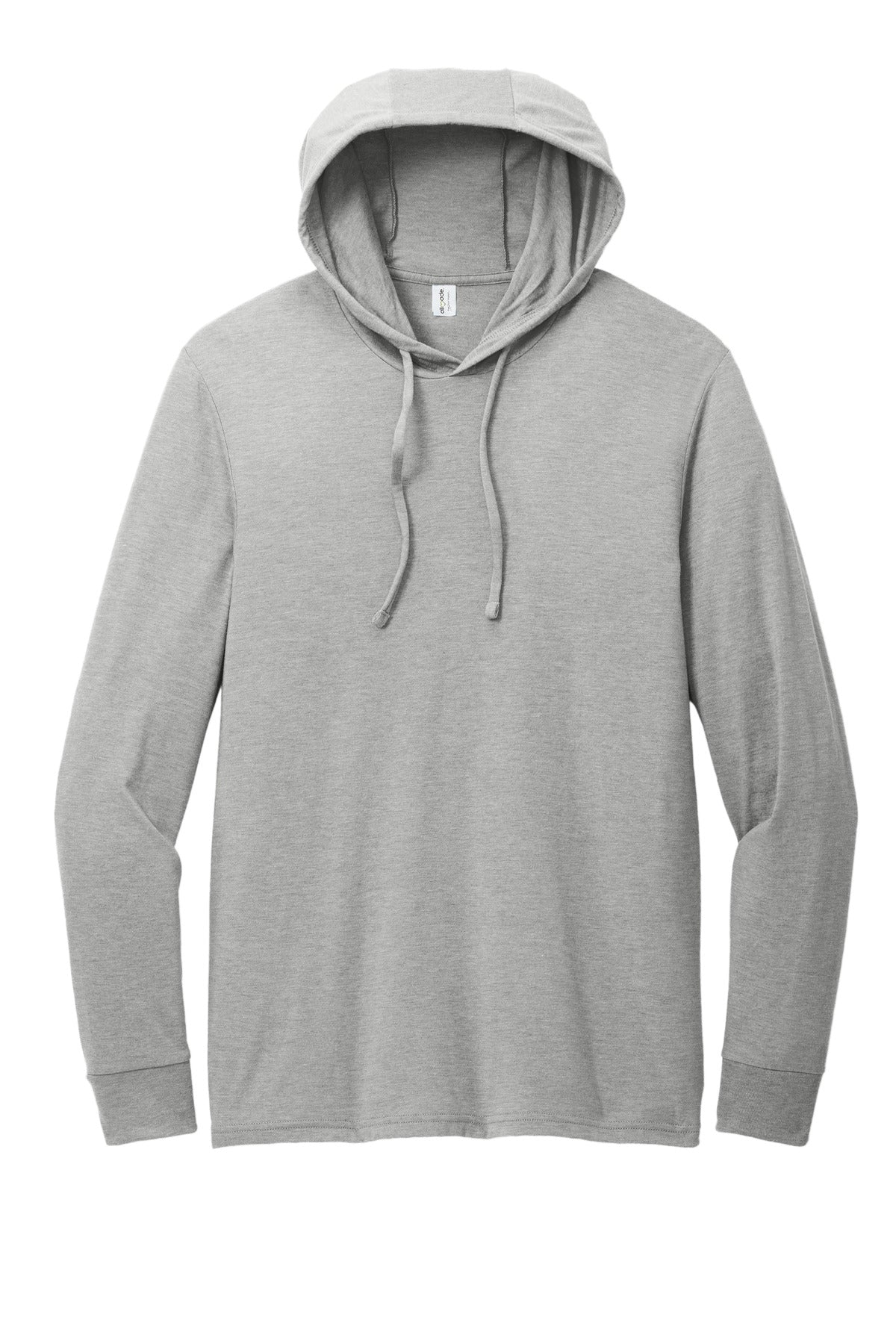 Allmade Unisex Tri-Blend Hoodie Tee - Aluminum Grey