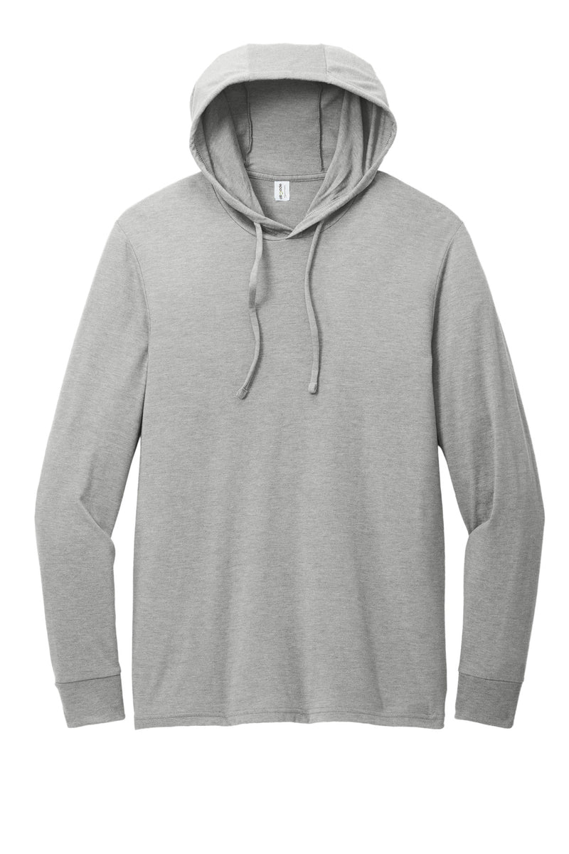 Allmade Unisex Tri-Blend Hoodie Tee - Aluminum Grey