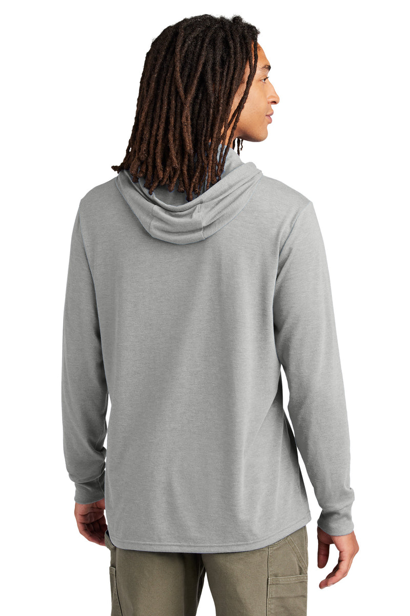 Allmade Unisex Tri-Blend Hoodie Tee - Aluminum Grey