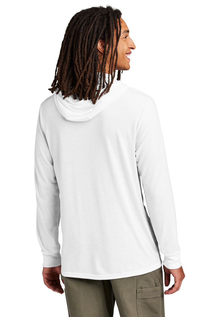 Allmade Unisex Tri-Blend Hoodie Tee - Bright White