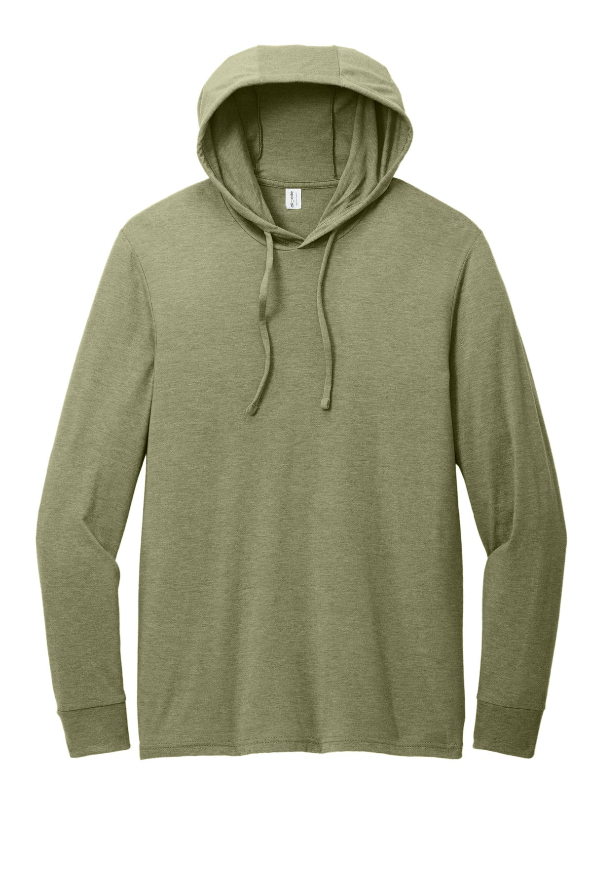 Allmade Unisex Tri-Blend Hoodie Tee - Olive You Green