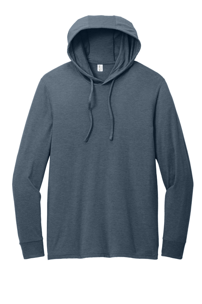Allmade Unisex Tri-Blend Hoodie Tee - Rebel Blue