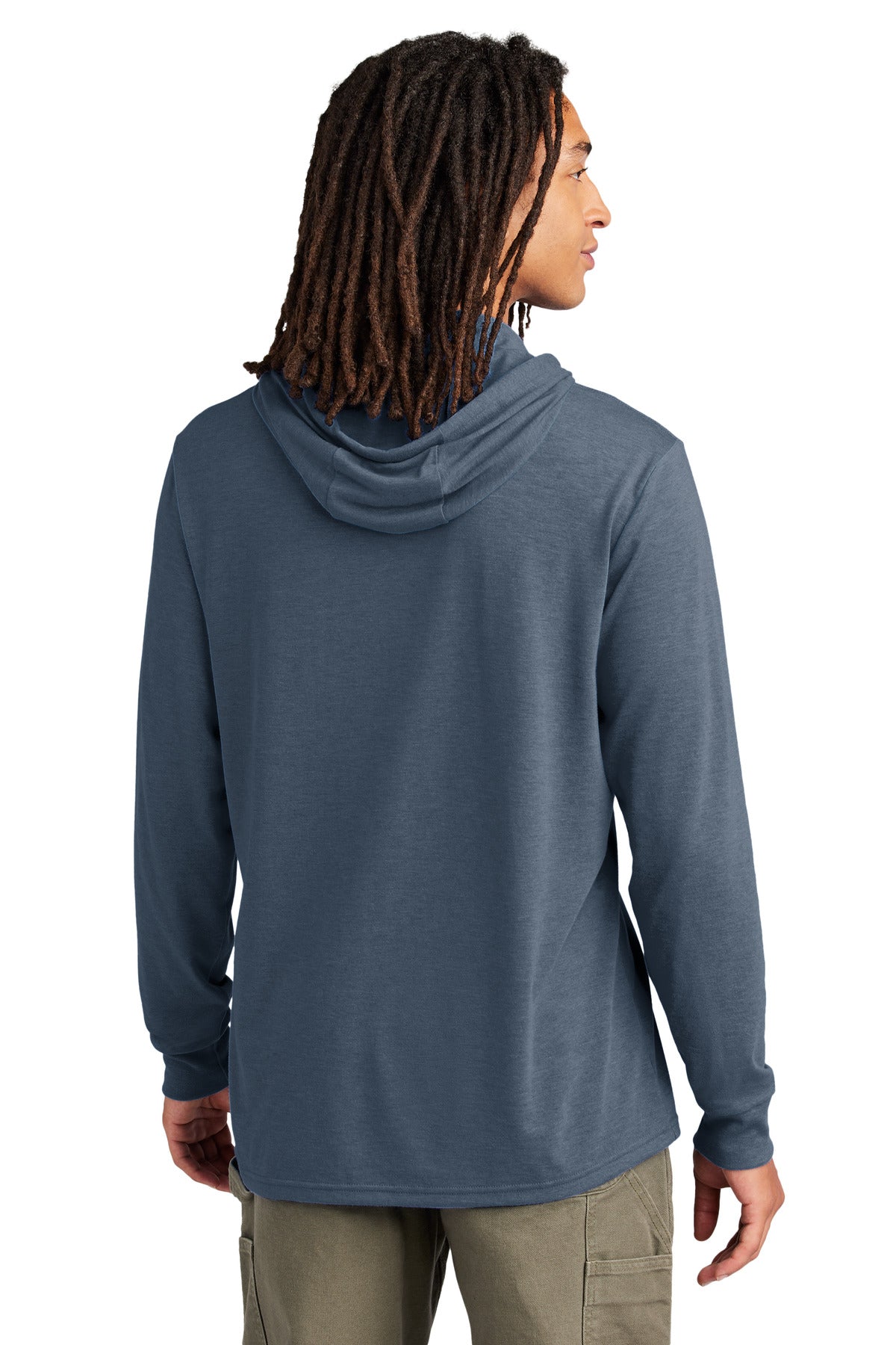 Allmade Unisex Tri-Blend Hoodie Tee - Rebel Blue