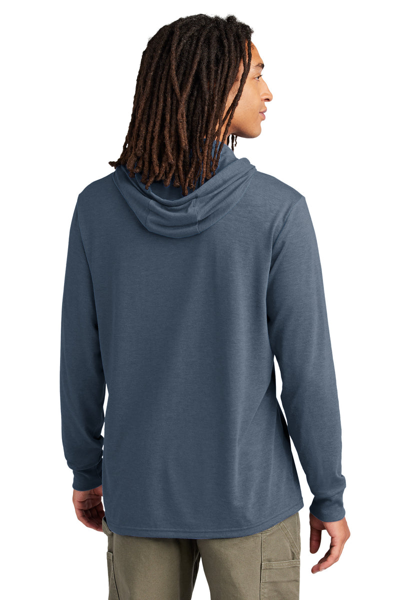 Allmade Unisex Tri-Blend Hoodie Tee - Rebel Blue