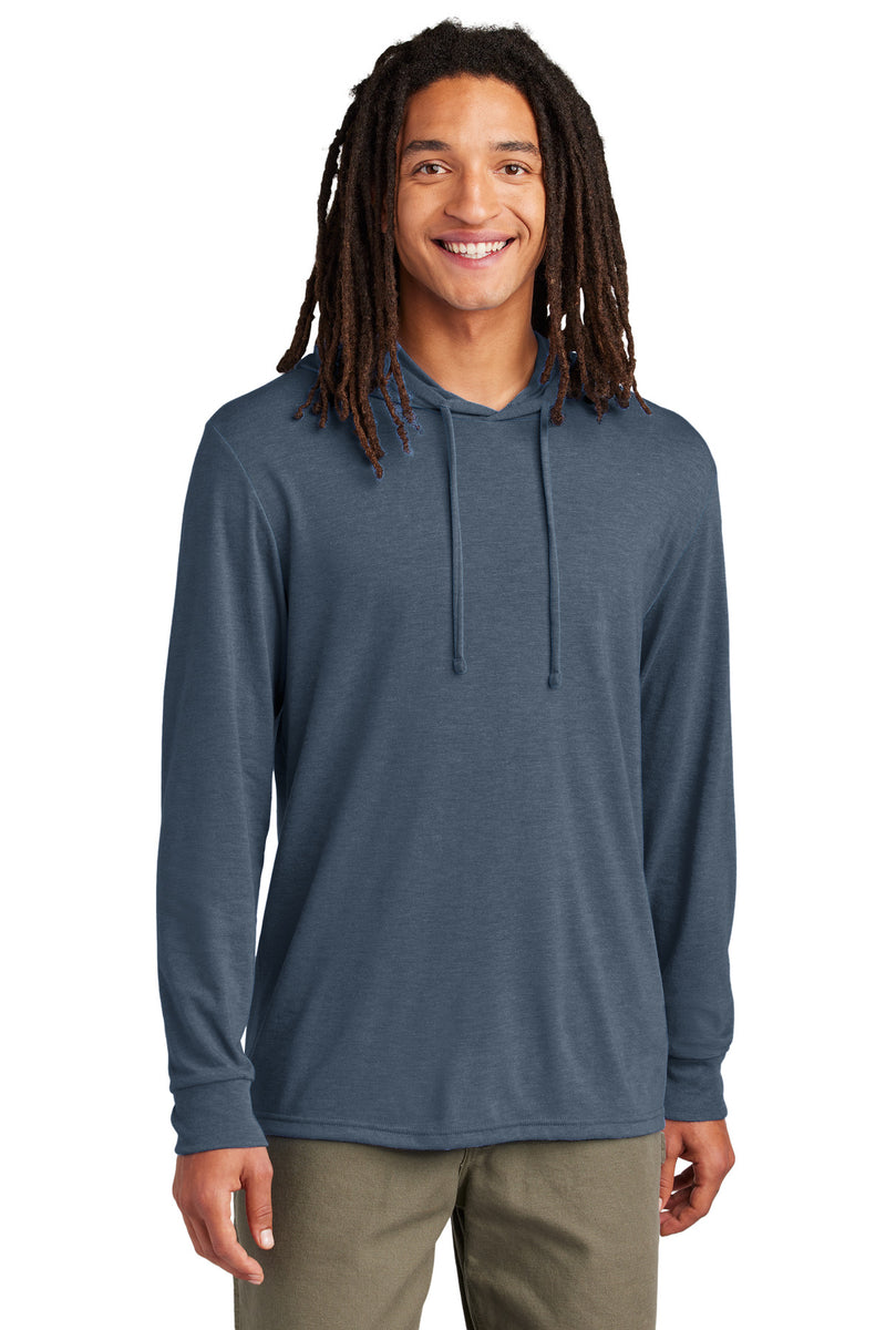 Allmade Unisex Tri-Blend Hoodie Tee - Rebel Blue