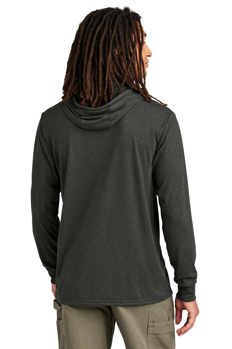 Allmade Unisex Tri-Blend Hoodie Tee - Space Black