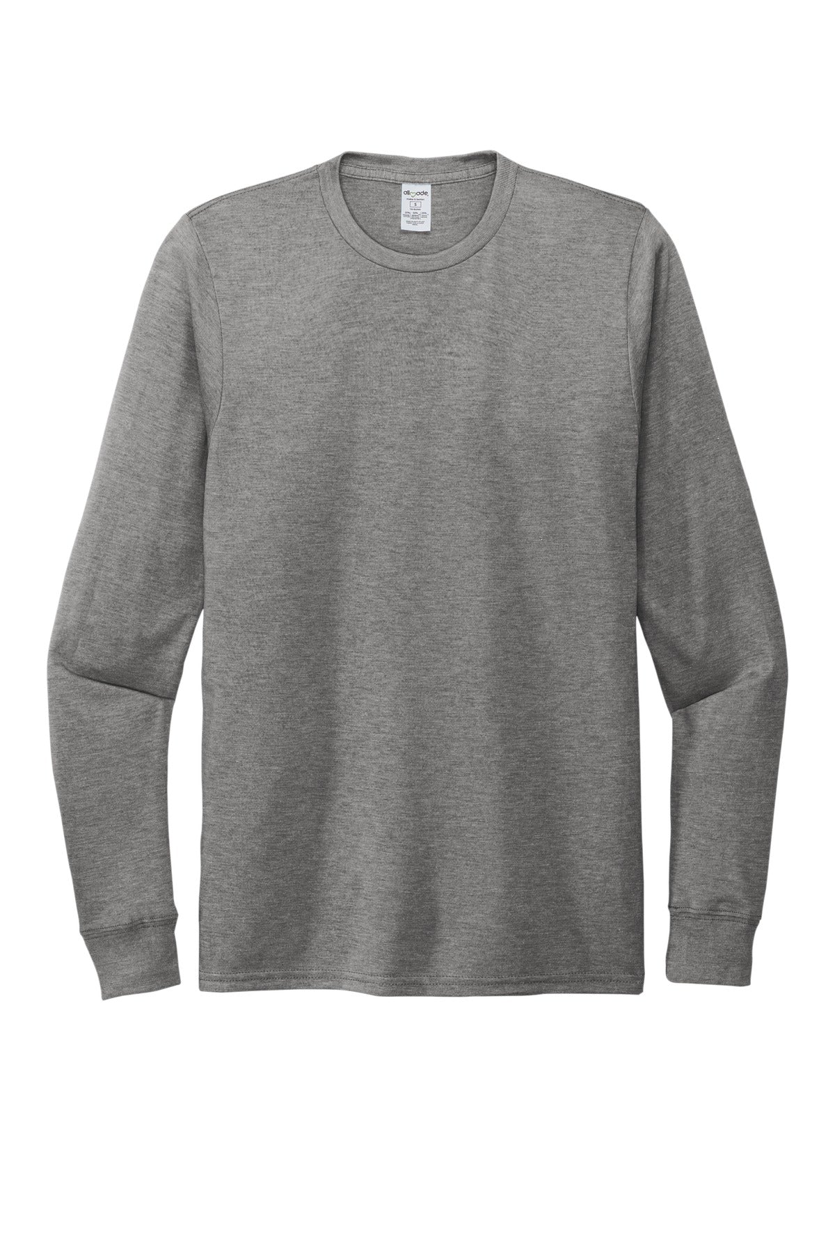 Allmade  Unisex Tri-Blend Long Sleeve Tee - Aluminum Grey