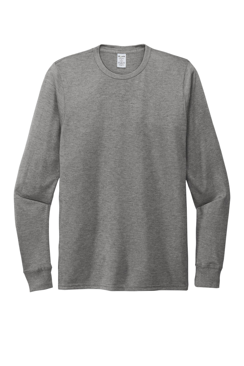Allmade  Unisex Tri-Blend Long Sleeve Tee - Aluminum Grey