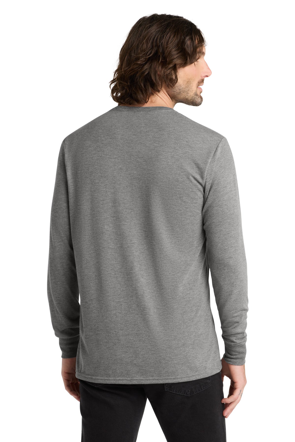 Allmade  Unisex Tri-Blend Long Sleeve Tee - Aluminum Grey
