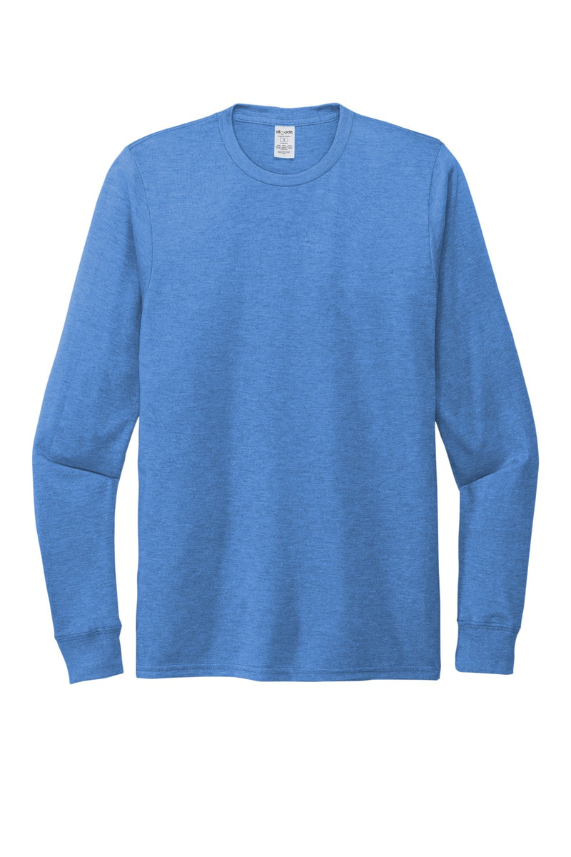 Allmade  Unisex Tri-Blend Long Sleeve Tee - Azure Blue