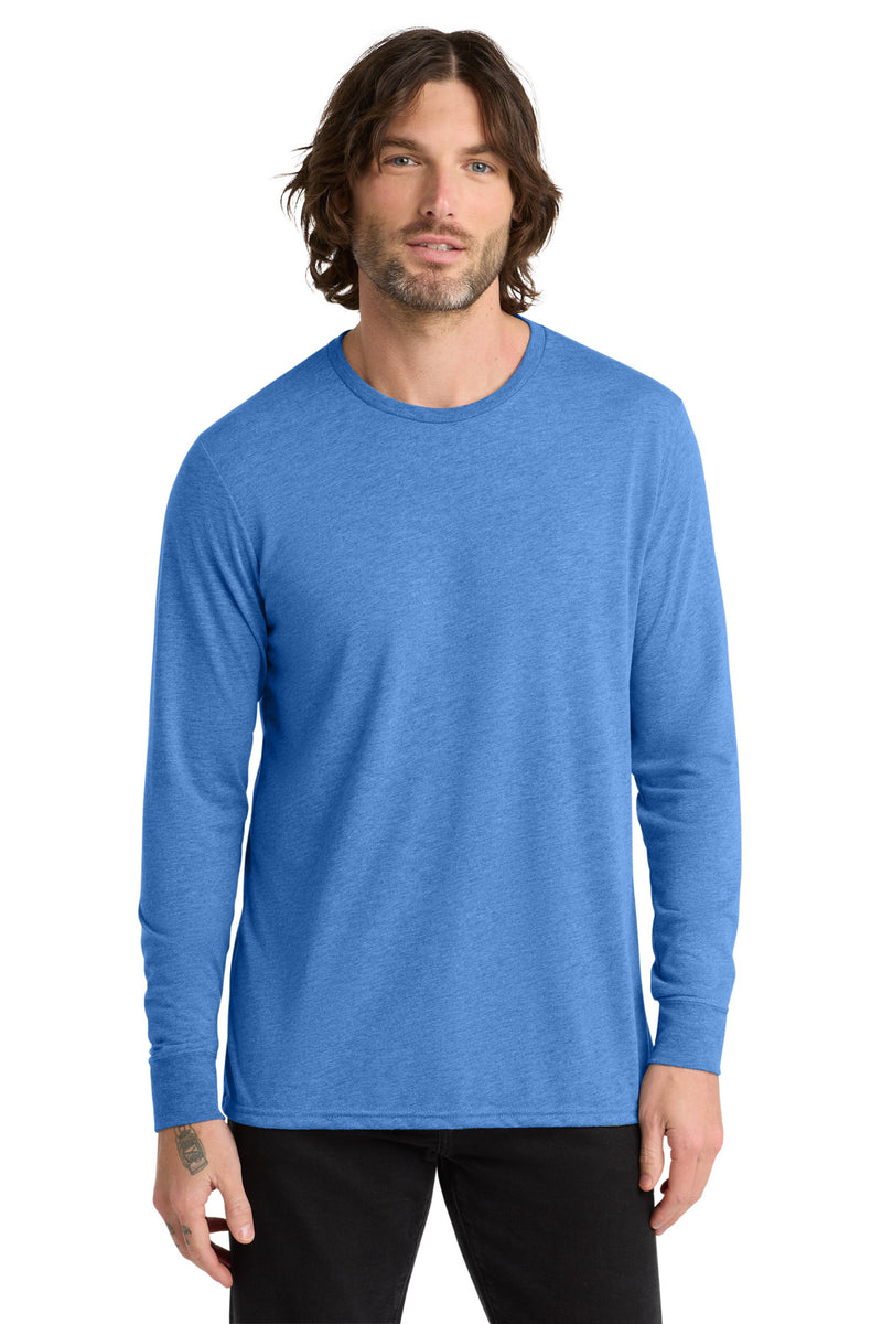 Allmade  Unisex Tri-Blend Long Sleeve Tee - Azure Blue