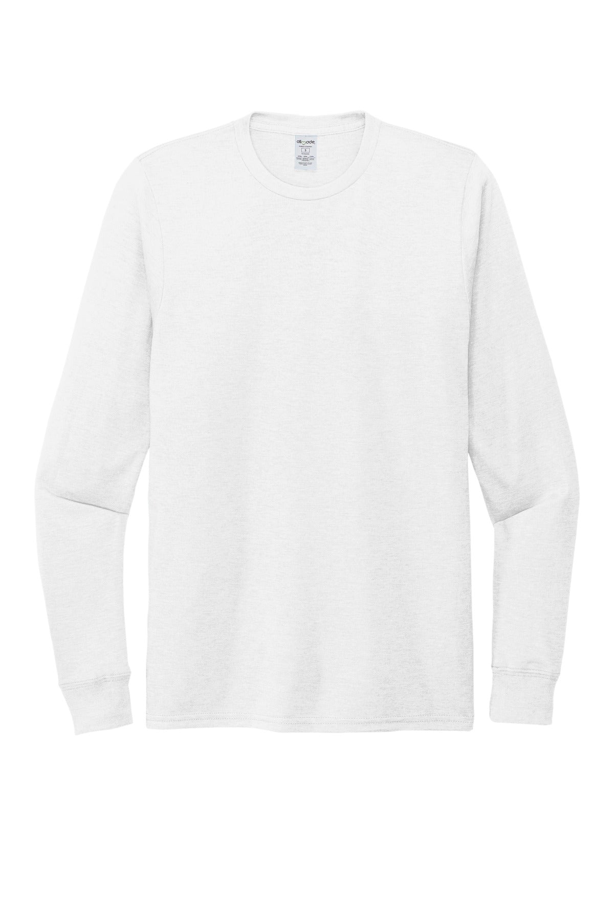 Allmade  Unisex Tri-Blend Long Sleeve Tee - Bright White