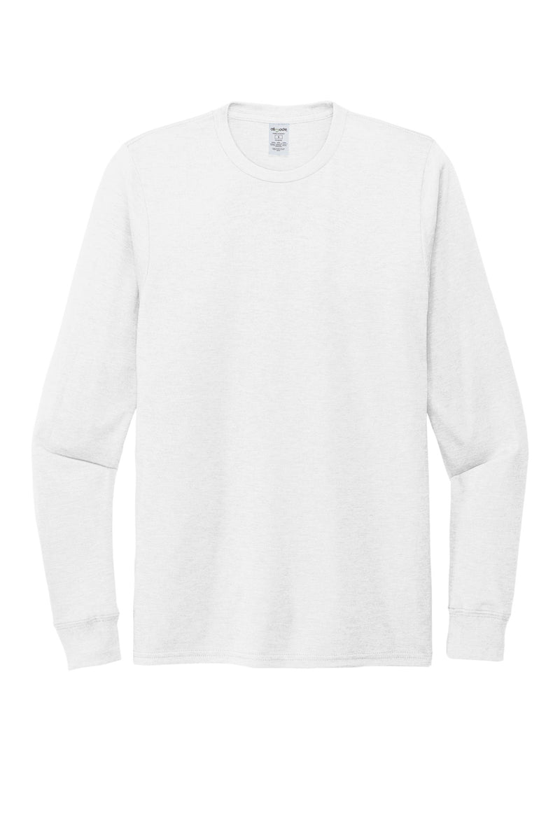 Allmade  Unisex Tri-Blend Long Sleeve Tee - Bright White