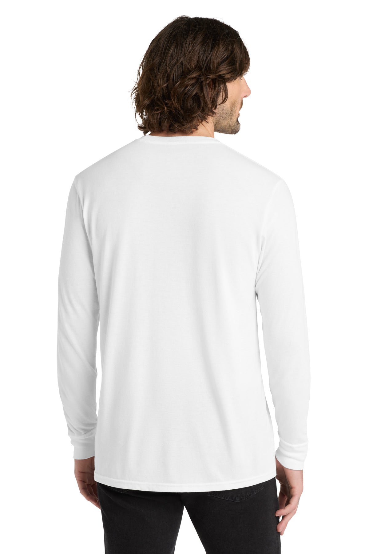 Allmade  Unisex Tri-Blend Long Sleeve Tee - Bright White
