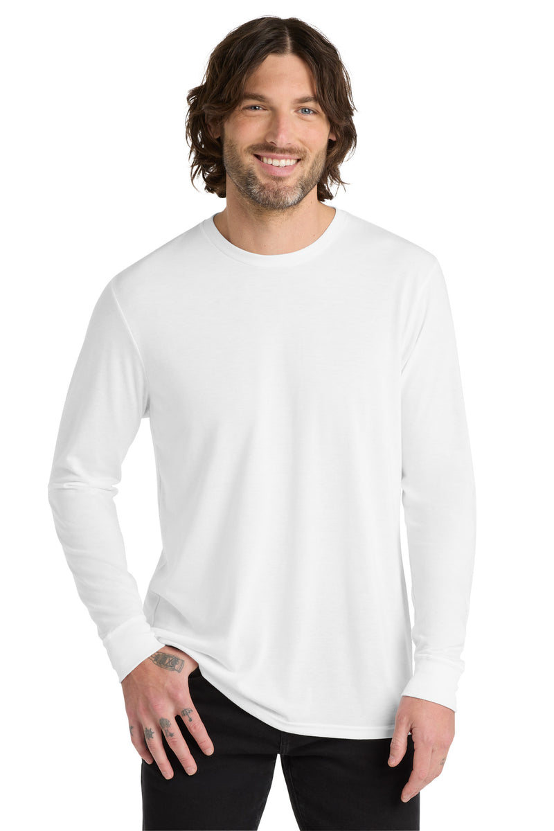 Allmade  Unisex Tri-Blend Long Sleeve Tee - Bright White