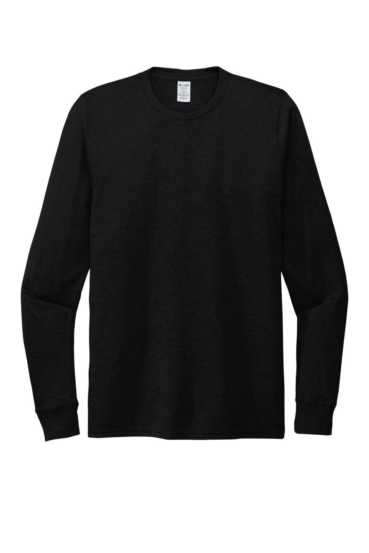 Allmade  Unisex Tri-Blend Long Sleeve Tee - Deep Black