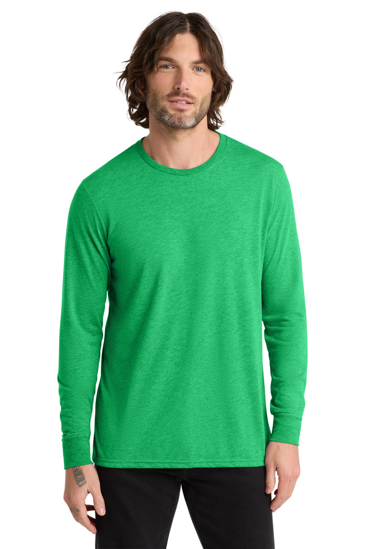 Allmade  Unisex Tri-Blend Long Sleeve Tee - Enviro Green