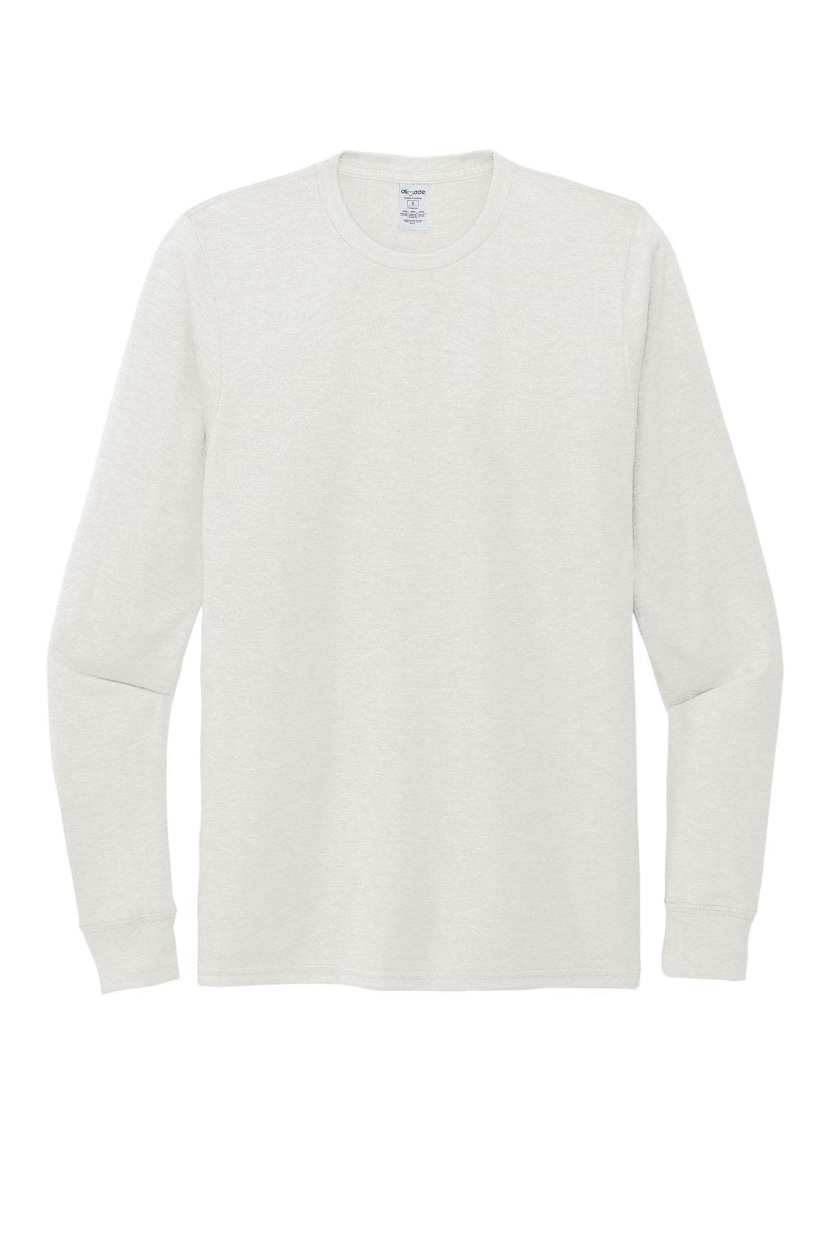 Allmade  Unisex Tri-Blend Long Sleeve Tee - Fairly White