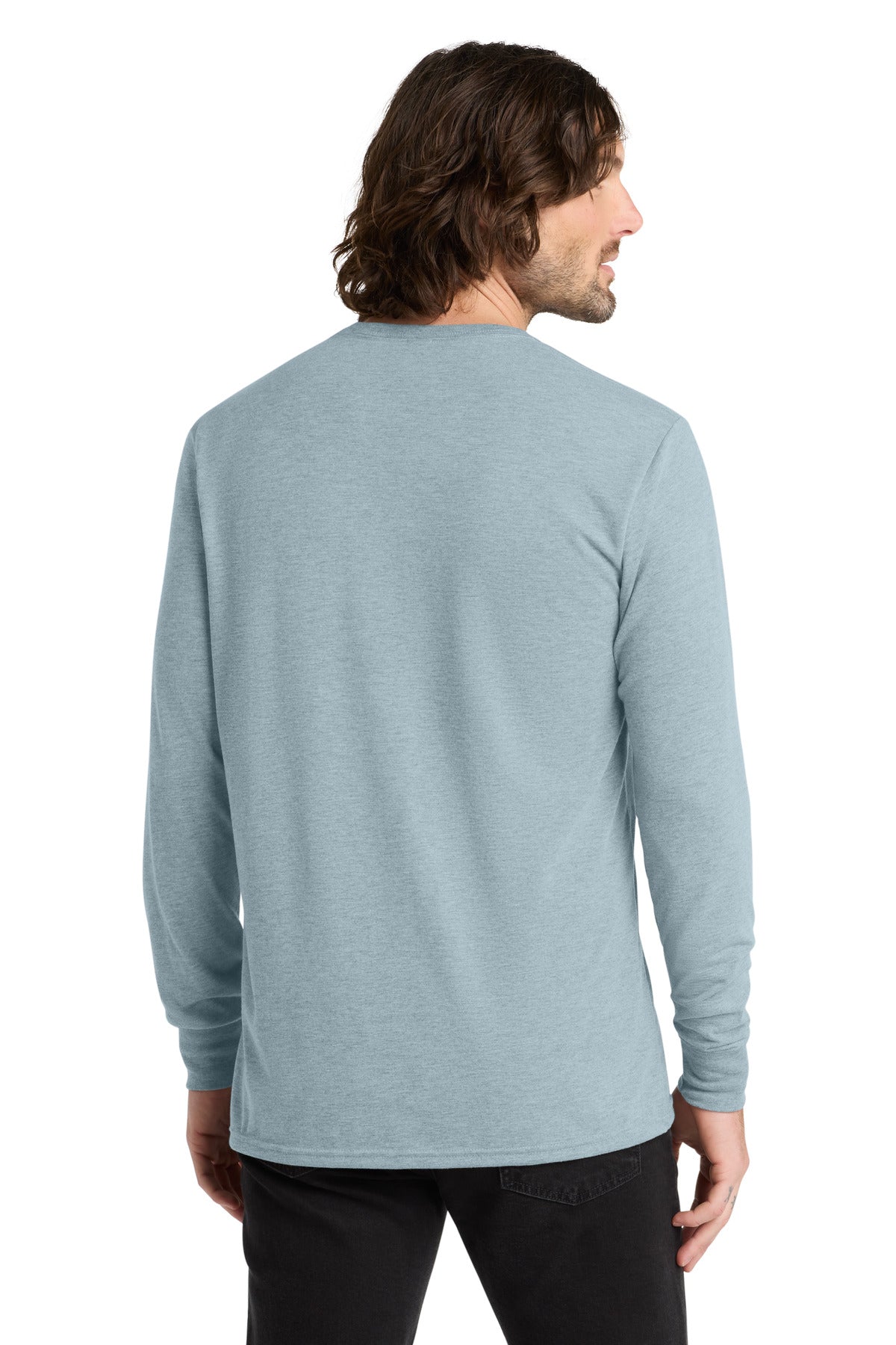 Allmade  Unisex Tri-Blend Long Sleeve Tee - I Like You Blue