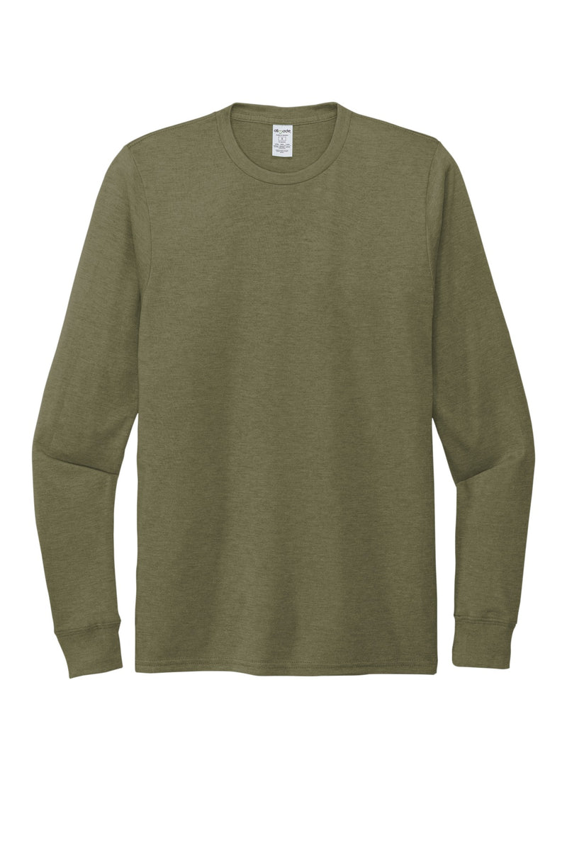 Allmade  Unisex Tri-Blend Long Sleeve Tee - Olive You Green