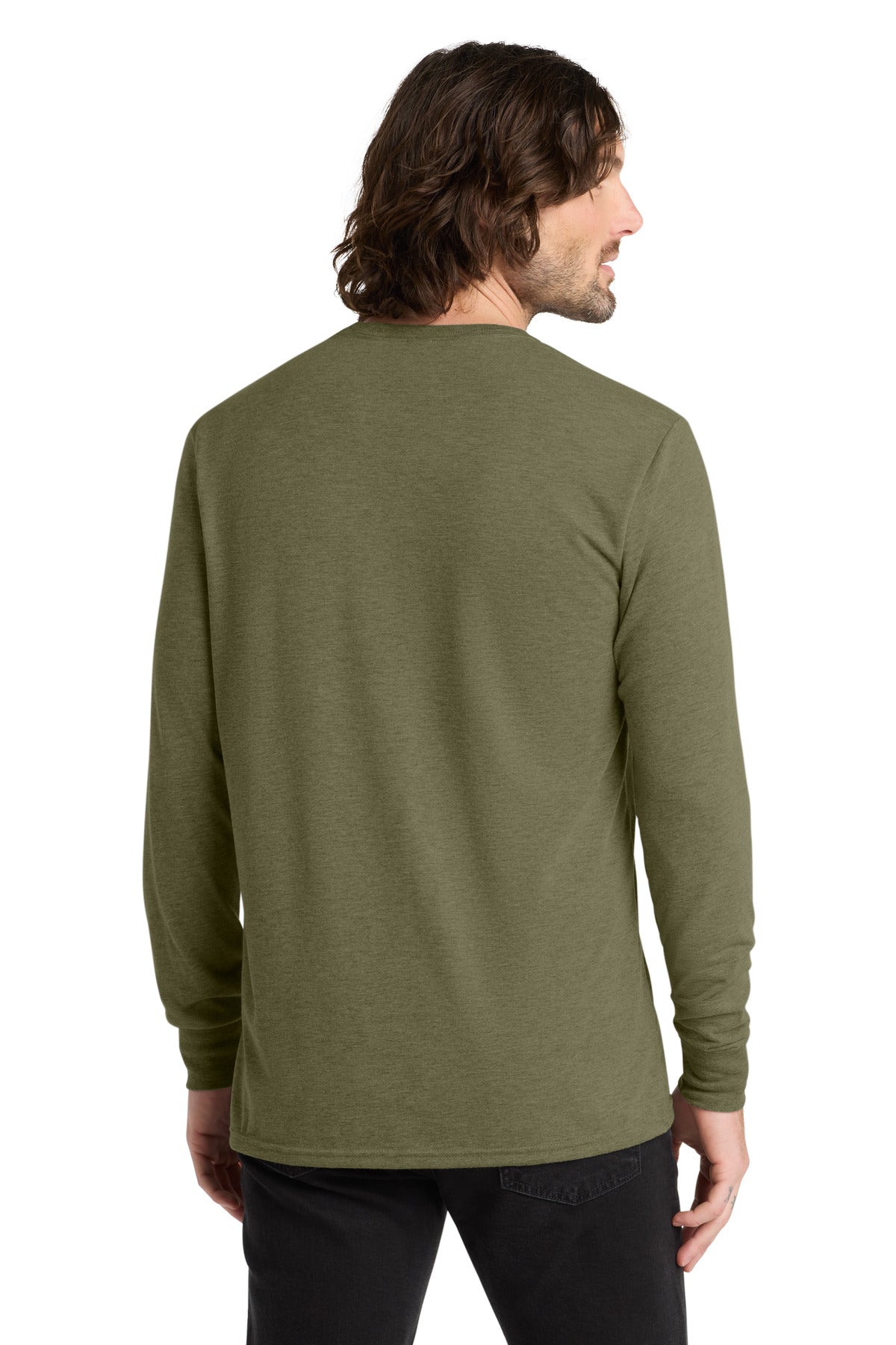 Allmade  Unisex Tri-Blend Long Sleeve Tee - Olive You Green