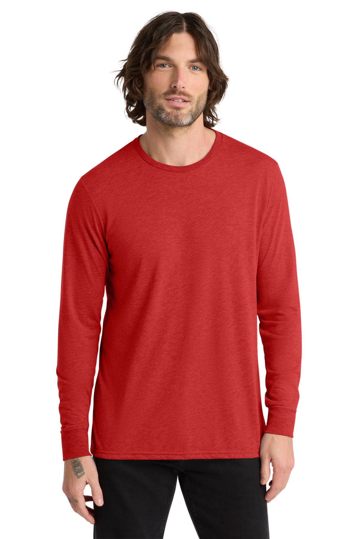 Allmade  Unisex Tri-Blend Long Sleeve Tee - Rise Up Red