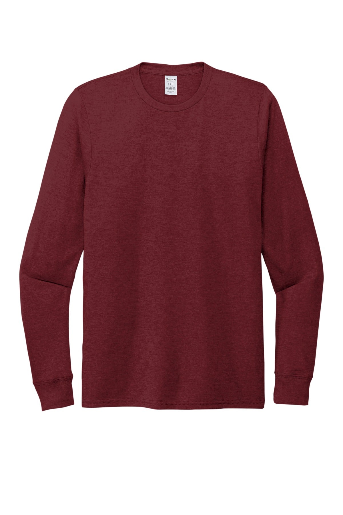 Allmade  Unisex Tri-Blend Long Sleeve Tee - Vino Red
