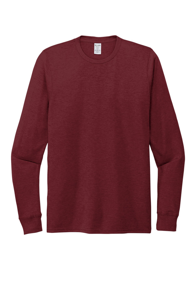 Allmade  Unisex Tri-Blend Long Sleeve Tee - Vino Red