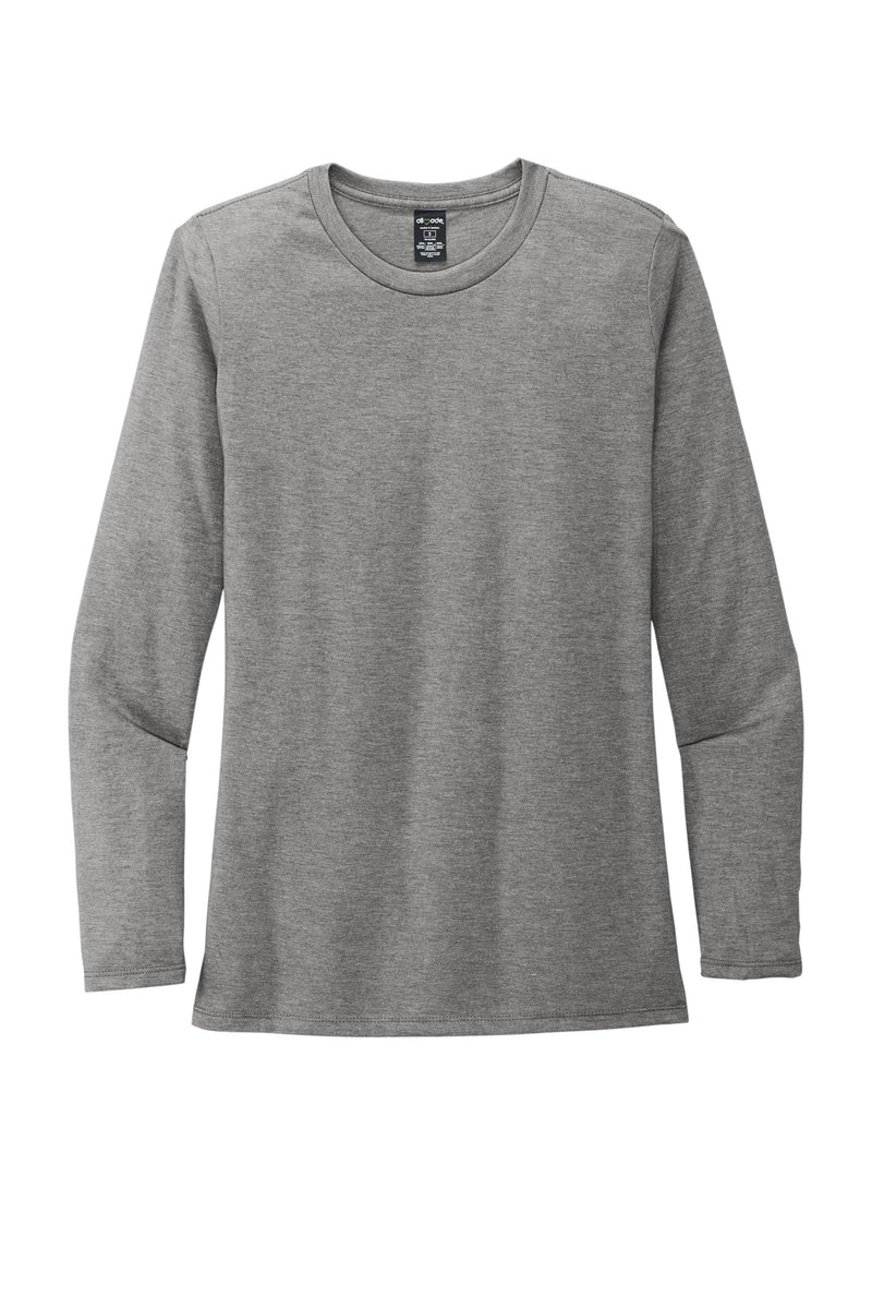 Allmade   Women's Tri-Blend Long Sleeve Tee - Aluminum Grey